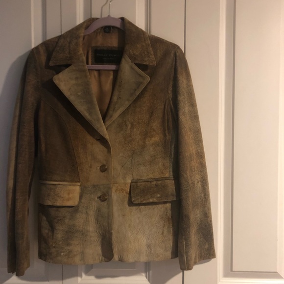 Jackets & Blazers - Leather Blazer with two pockets worn once. Excellent condition.